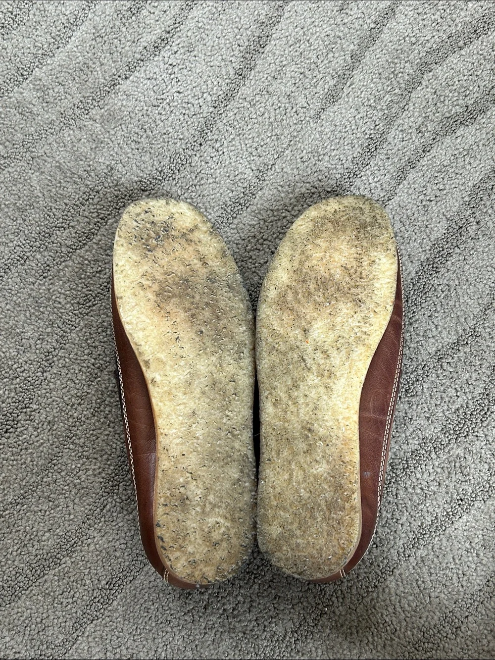 JOHNSON & MURPHEY Men's Leather Tassel Slip-On LOAFERS Size 9.5M Brown